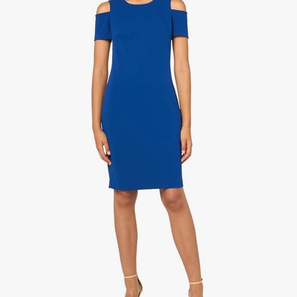 Tommy Hilfiger Blue Cold Shoulder Dress